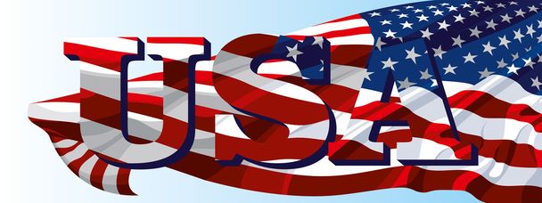 Az Amerikai Egyesült Államok nemzeti szimbóluma - Vektor, kép
