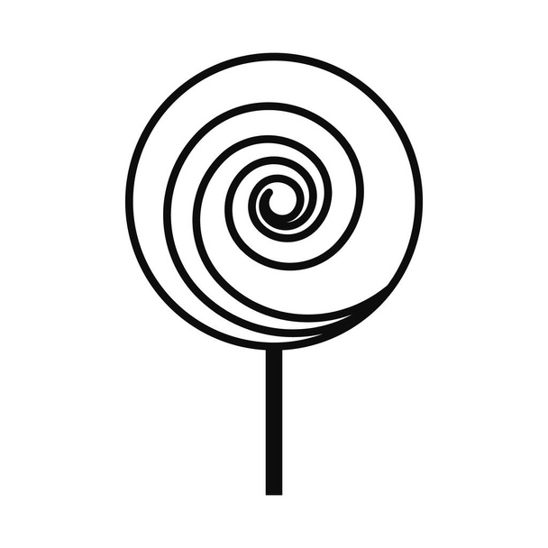 lollipop icono de imagen, estilo de línea - Vector, Imagen
