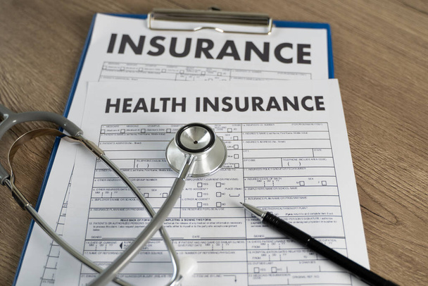 Health Insurance  Medical Risk Safety healthcare medical Digital Insurance - Zdjęcie, obraz