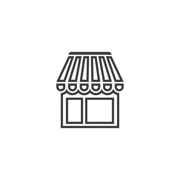 Tienda online icono vector de diseño - Vector, Imagen