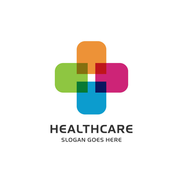 Medizin und Pharmazie Logo Vector Design Template. Logo Gesundheitswesen. - Vektor, Bild