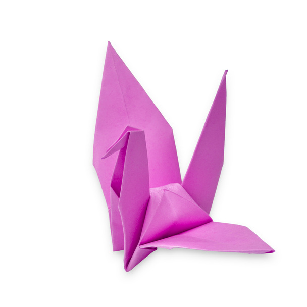 Pink paper bird - Photo, Image