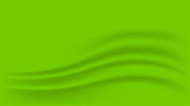 gradiente verde e curva de onda para fundo luxuoso, pano de tecido verde liso para pano de fundo, pano de tecido ondulado verde para papel de parede, roupas de ilustração seda fluindo e ondulação para espaço de cópia
 - Vetor, Imagem