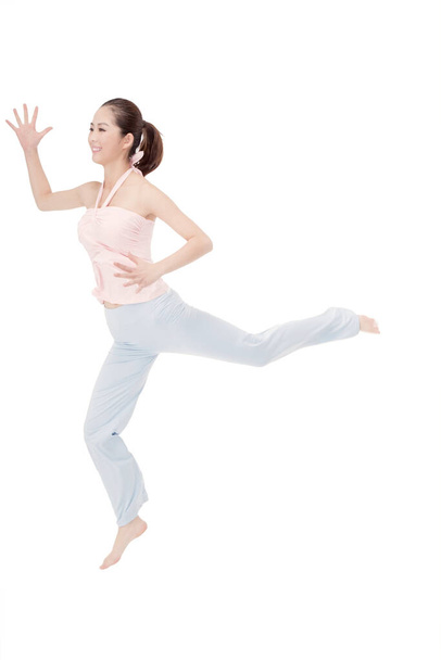 Oriental fashion female dancing - Foto, imagen