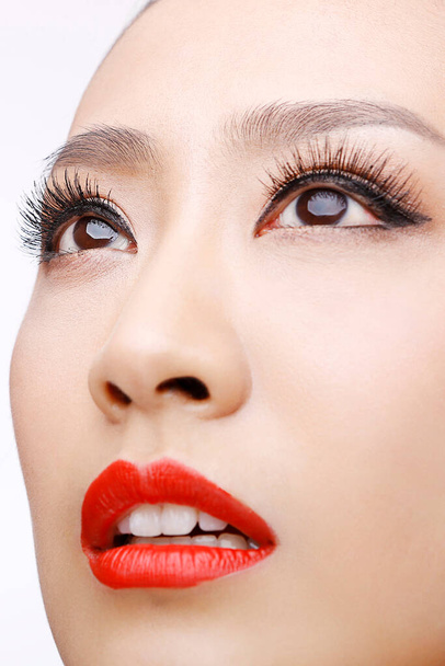 Oriental beauty makeup close-up - Foto, imagen