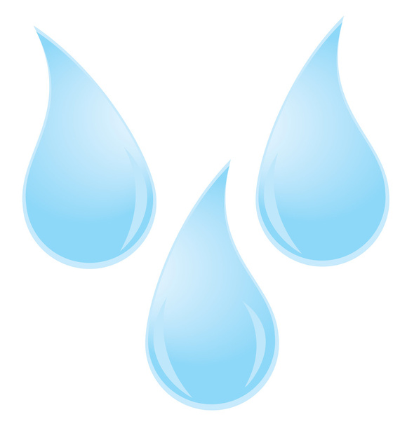 Water Drops - Vector, Image