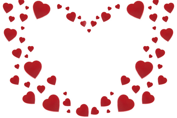 Αγίου Βαλεντίνου βελούδο καρδιά φόντο - Φωτογραφία, εικόνα