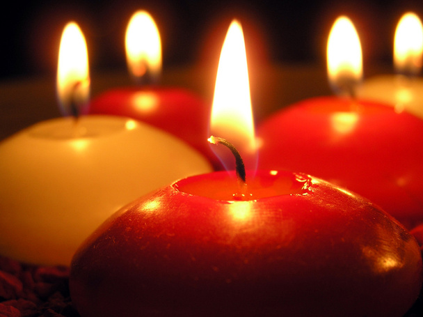 Пламя на свечах
 - Фото, изображение