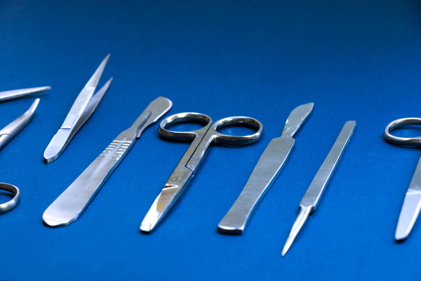 Dissection Kit - Premium Quality Stainless Steel Tools for Medical Students of Anatomy, Biology, Veterinary, Marine Biology with Scalpel Blades - Photo, Image