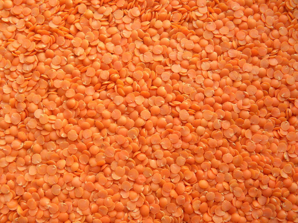 Red color dry Masoor dal lentils - Photo, Image