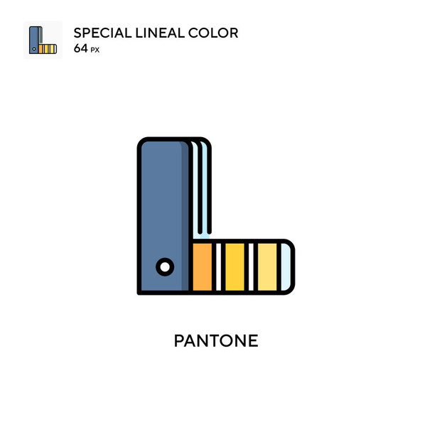 Pantone soecial lineare Farbvektorsymbol. Illustration Symbol Design-Vorlage für Web-mobile UI-Element. - Vektor, Bild