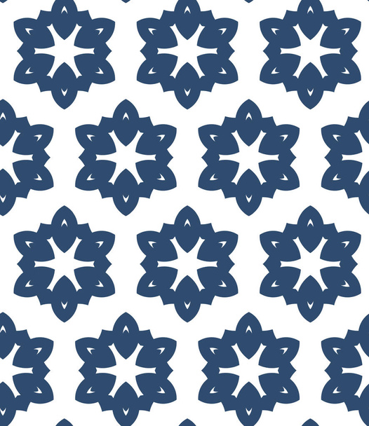  fondo abstracto. patrón ornamental geométrico sin costuras. - Vector, Imagen