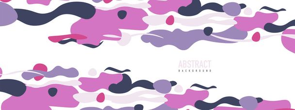 Trendy liquid style shapes abstract design, dynamic vector background for placards, brochures, posters, web landing pages, covers or banners - Вектор,изображение