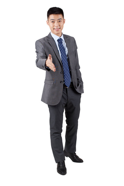 	businessman holding hand,greeting	 - Photo, image