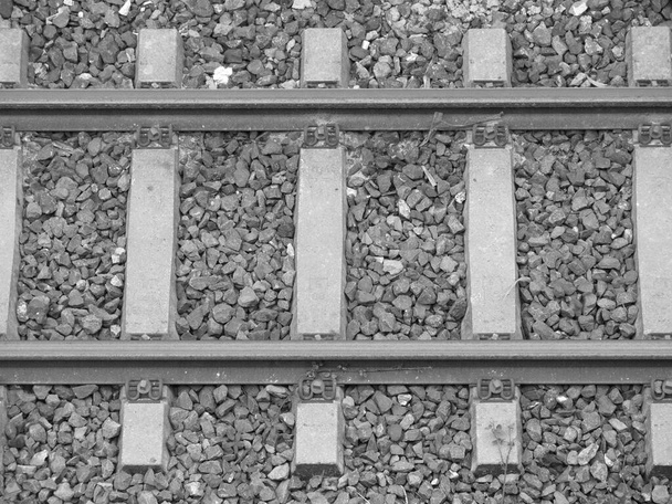 Vista aérea de un ferrocarril - Foto, Imagen