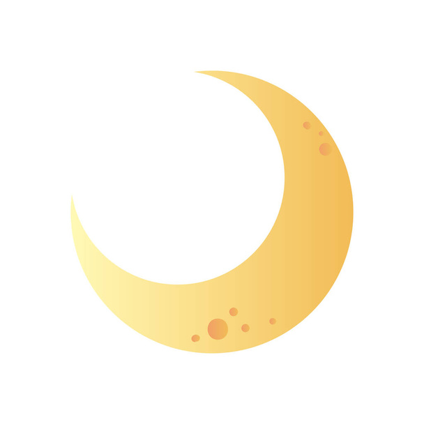 moon gradient style icon vector design - Vector, Image