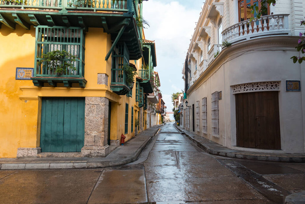 Staré opevněné město Cartagena ráno - Fotografie, Obrázek