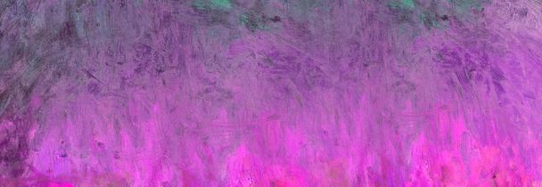 Primer plano del fondo púrpura hecho por la pintura al óleo Para crear un fondo, inventario y espacio de diseño - Foto, imagen