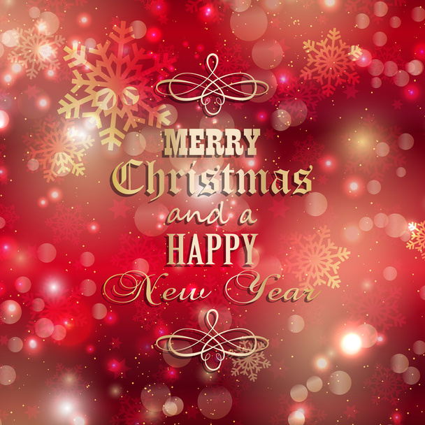Christmas and new year background - Vector, Image