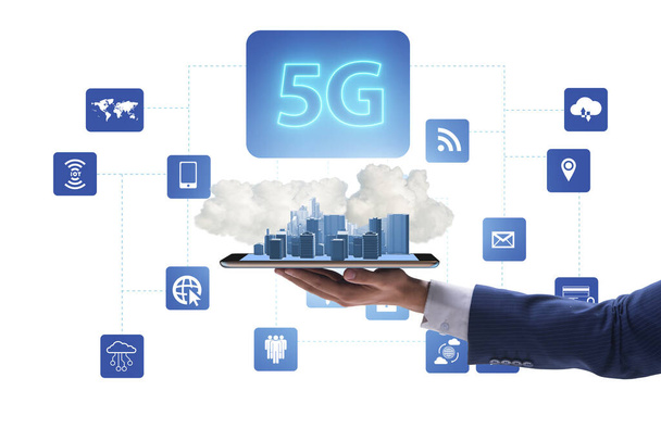 5G concetto di tecnologia mobile - alta velocità di Internet - Foto, immagini
