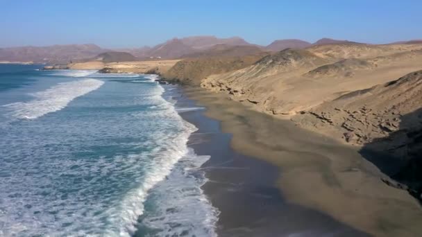 Espanha, Ilhas Canárias, Fuerteventura, La Pared, Playa del Viejo Reyes - Filmagem, Vídeo