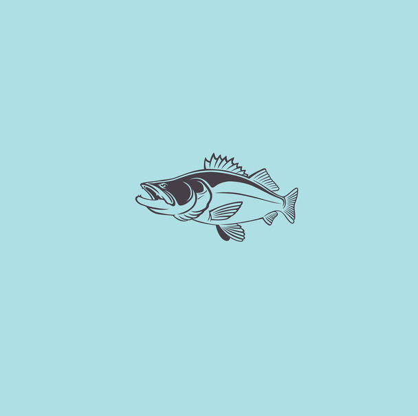 imagen lijadora pesca vector ilustración - Vector, imagen