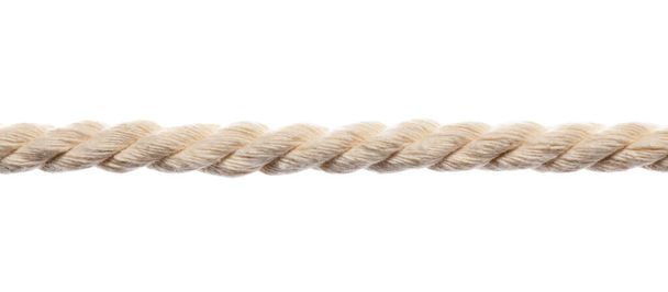 Cuerda larga sobre fondo blanco - Foto, imagen