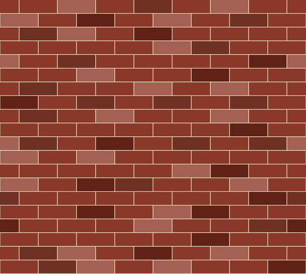 Textura simples tijolo vermelho
 - Vetor, Imagem