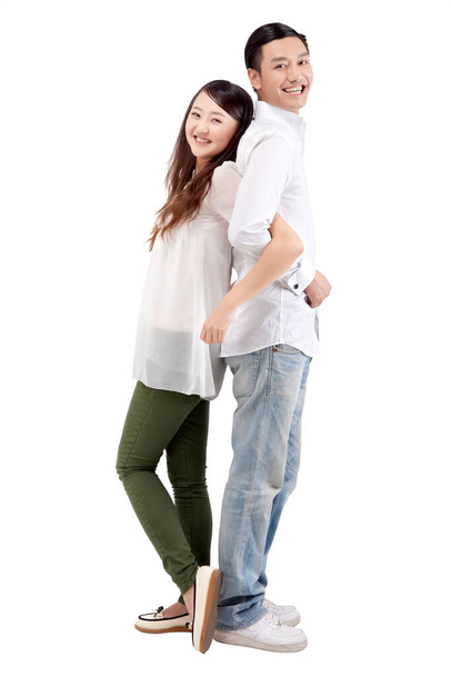 Oriental fashion young couple - Фото, изображение