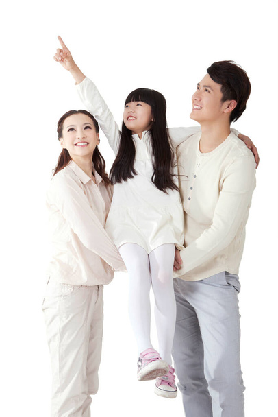 The Oriental family of three - Foto, imagen