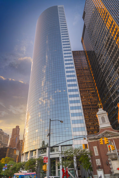 όμορφη θέα του ουρανοξύστη στη Νέα Υόρκη - Φωτογραφία, εικόνα