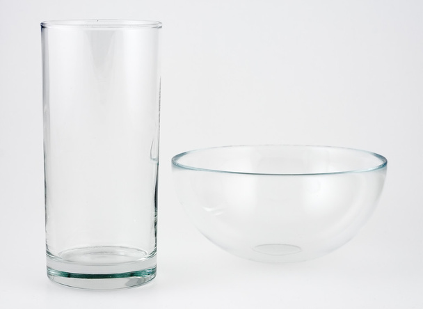 Dos tazas de vidrio
 - Foto, imagen