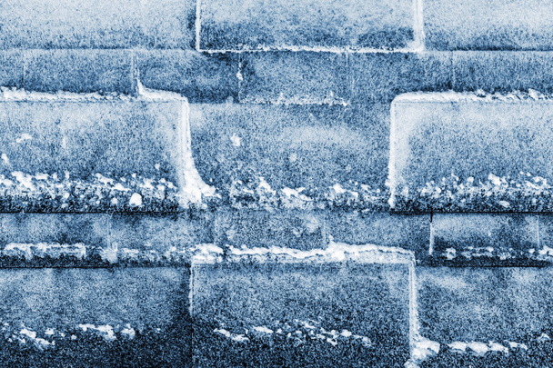 wall of ice cubes as texture or background - Photo, Image
