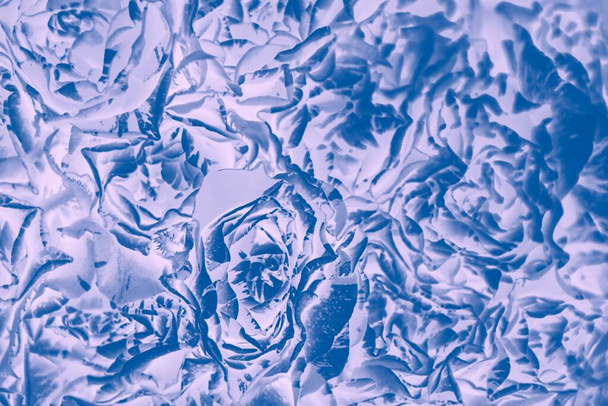 Mély kék és szürke háttér rózsákkal virág minta, virágos háttér - Fotó, kép