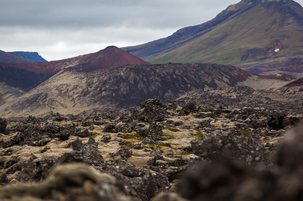 altes Lavafeld in Island - Foto, Bild