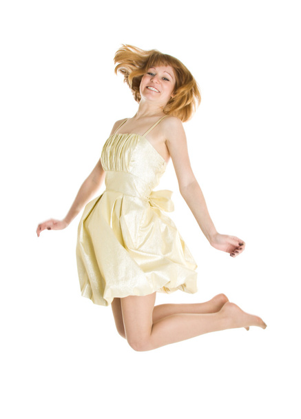 Jumping woman - Valokuva, kuva