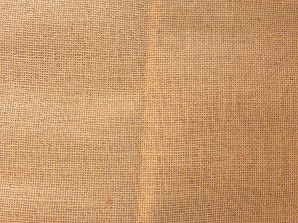 Beige color Jute fabric textured background - Photo, Image