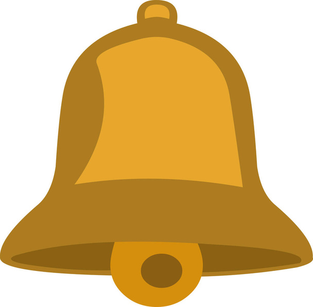 Vector emoticon illustration of a classic bell - Vector, Imagen