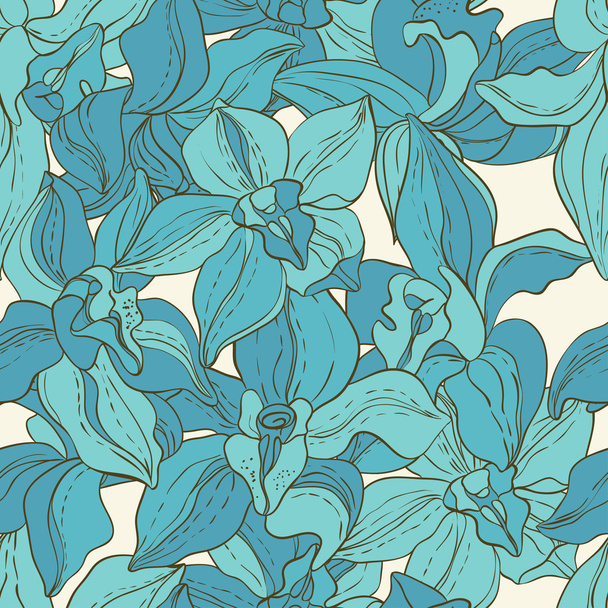 Vector Seamless pattern consist of Flowers - Vettoriali, immagini