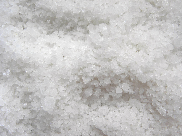 White color Sea salt crystals - Fotó, kép