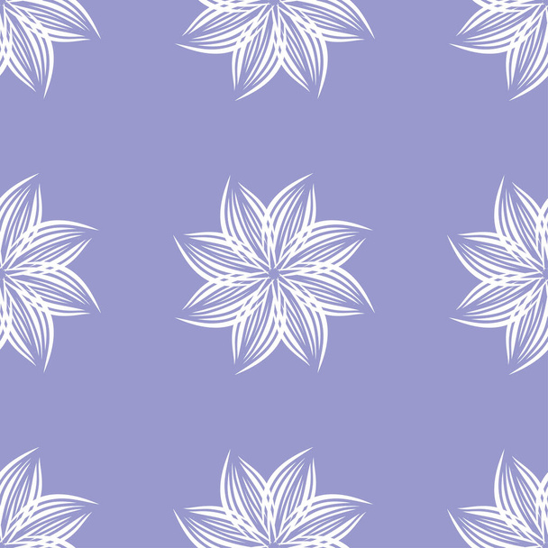 purple floral seamless background  - Vector, Image