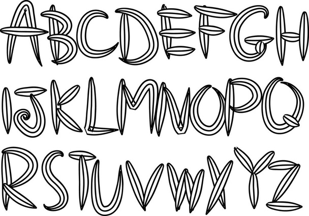 vector set of calligraphic design elements - Vektor, kép