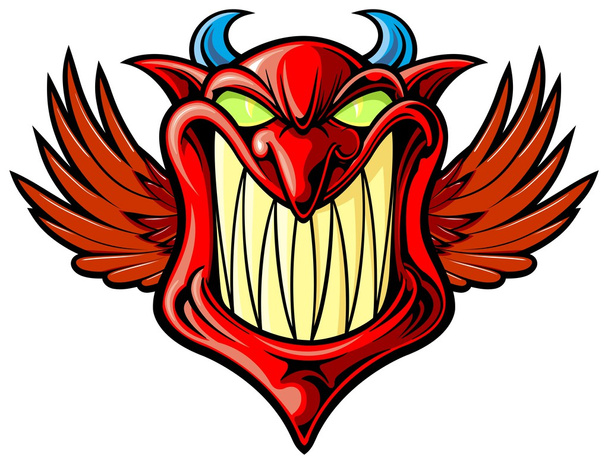 Diablo rojo
 - Vector, imagen