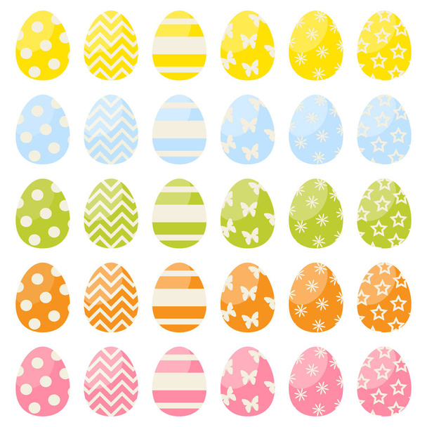 An illustration of a patterned colorful Easter background - perfect for wallpaper - Foto, Imagen
