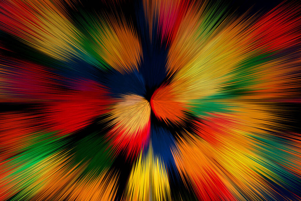 Fílula circular desfocada colorida abstrata. Bokeh luz de cor borrada pode usar o fundo. ano novo bokeh defocus - Foto, Imagem