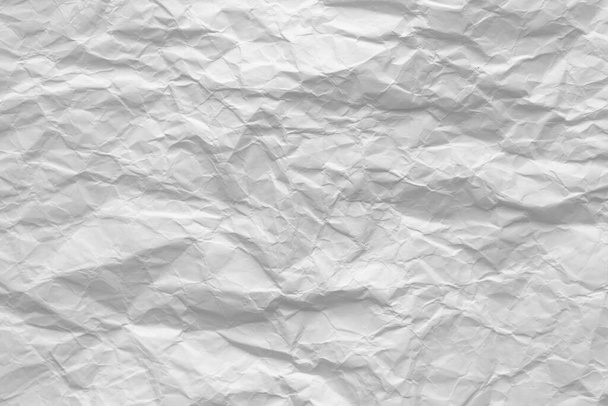 Textura de fondo de papel blanco arrugado - Foto, Imagen