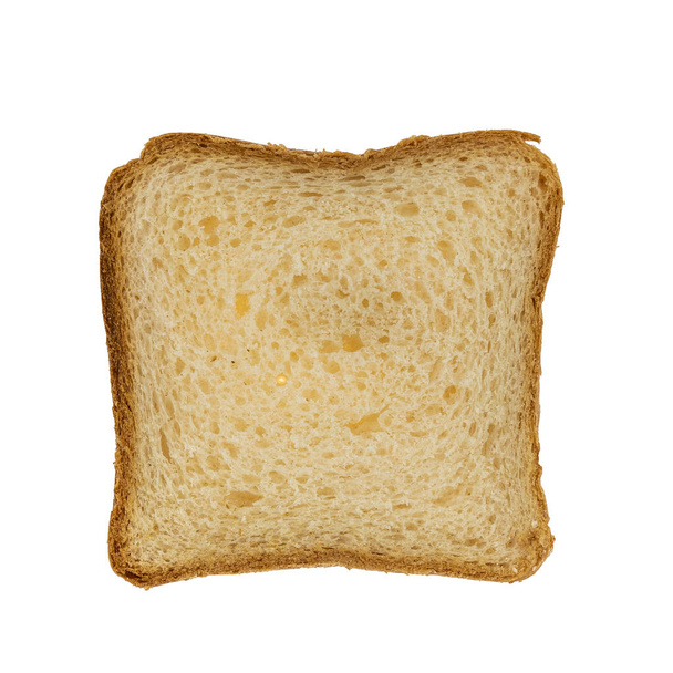 Κομμένο ψωμί σάντουιτς απομονωμένο σε λευκό φόντο  - Φωτογραφία, εικόνα