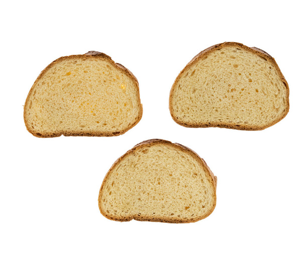 Szeletelt szendvics kenyér elszigetelt fehér alapon  - Fotó, kép