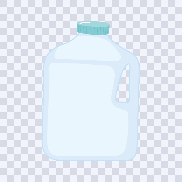 plastikowe lub szklane kubki butelki makiety, plastikowe butelki - Wektor, obraz