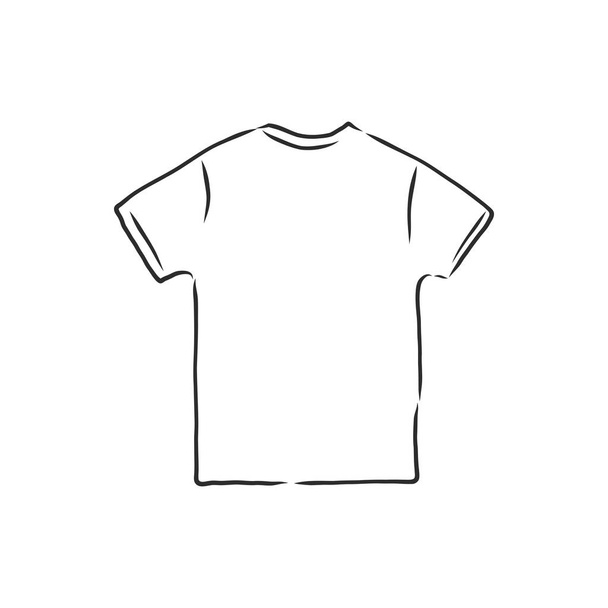 Векторная иллюстрация футболки, футболки, векторная иллюстрация - Вектор,изображение